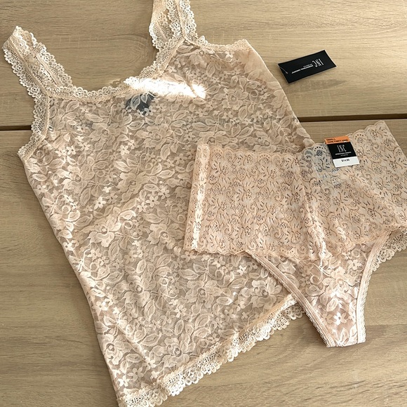 NWT INC Intimates Set In Almond Latte - Picture 2 of 7